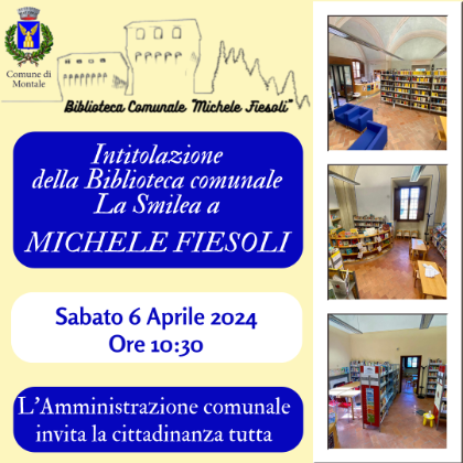 Intitolazione della Biblioteca comunale a Michele Fiesoli