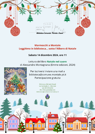 Marmocchi a Montale. LeggiAmo in biblioteca... sotto l'Albero di Natale